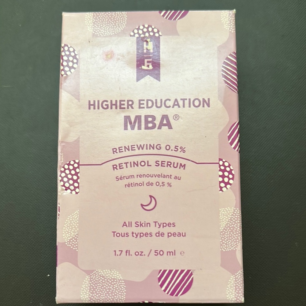 Higher Education MBA Renewing 0.5% Retinol Serum 1.7 fl oz.